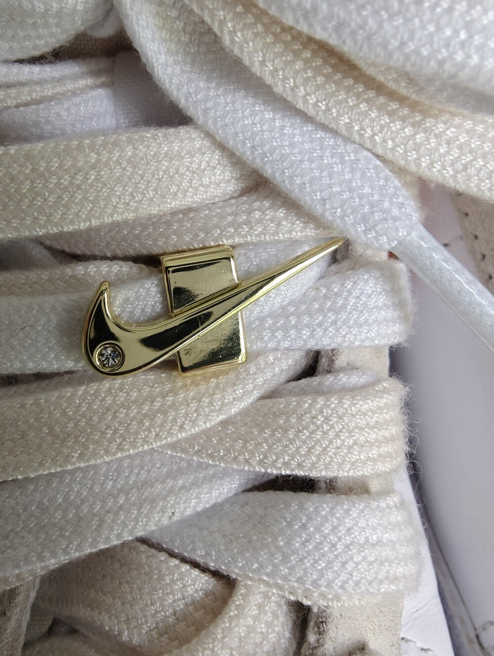 Nike Blazer Mid '77 SE 'First Use' sneakers outlined swoosh & gold charm Size 7 - Picture 5 of 11